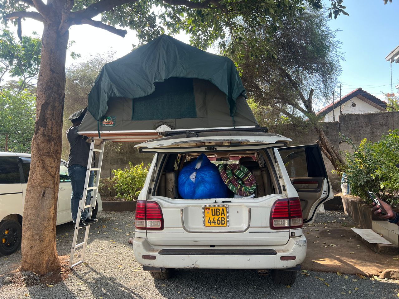 Uganda self drive with rooftop tent